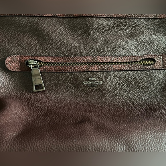 Coach Tyler python embossed carryall - Picture 5 of 12